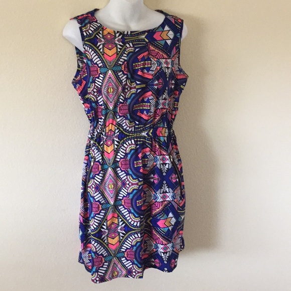 Speed Control Dresses & Skirts - MULTI COLORED DRESS WITH POCKETS